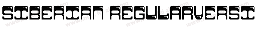 Siberian RegularVersion 2000字体转换